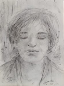 Bernhard Tragut Kohlezeichnung