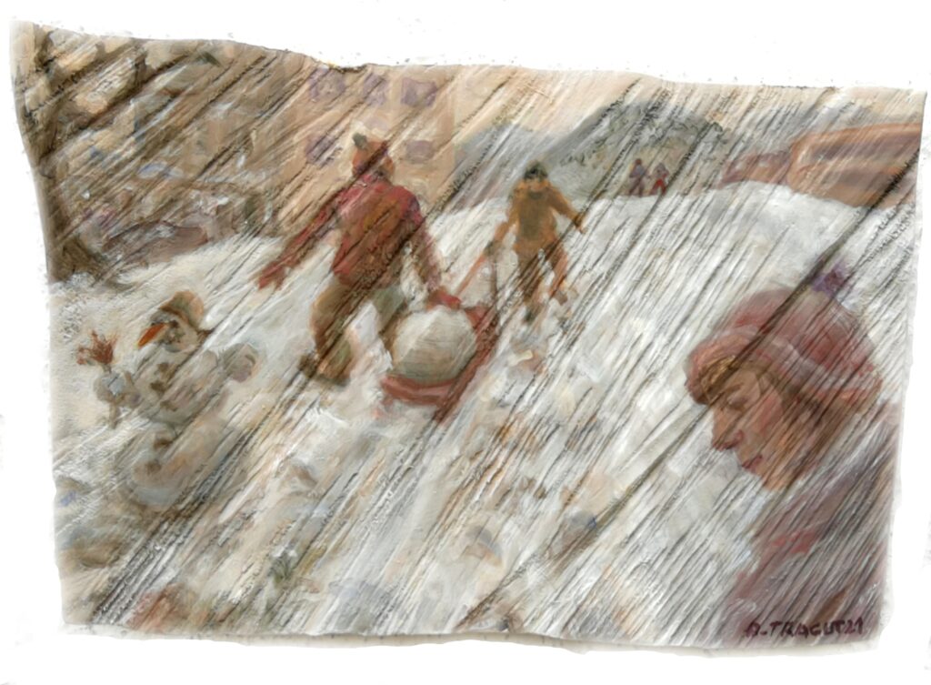 Bernhard Tragut Malerei auf Lindenholz