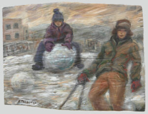 Bernhard Tragut Malerei auf Lindenholz