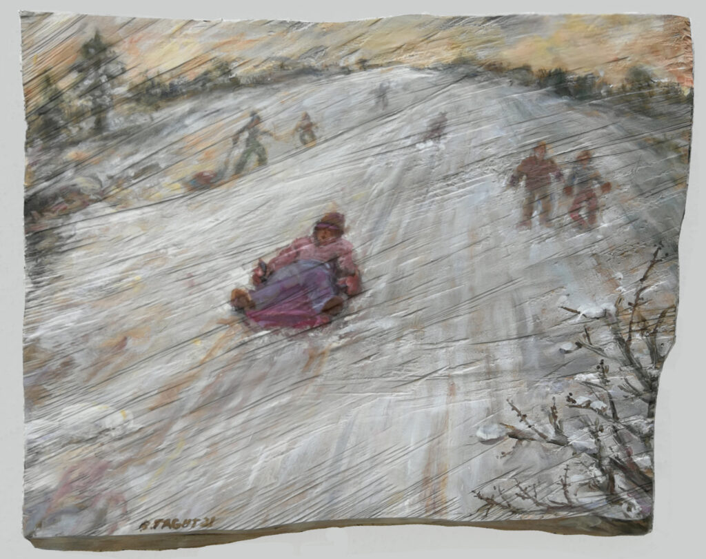 Bernhard Tragut Malerei auf Lindenholz