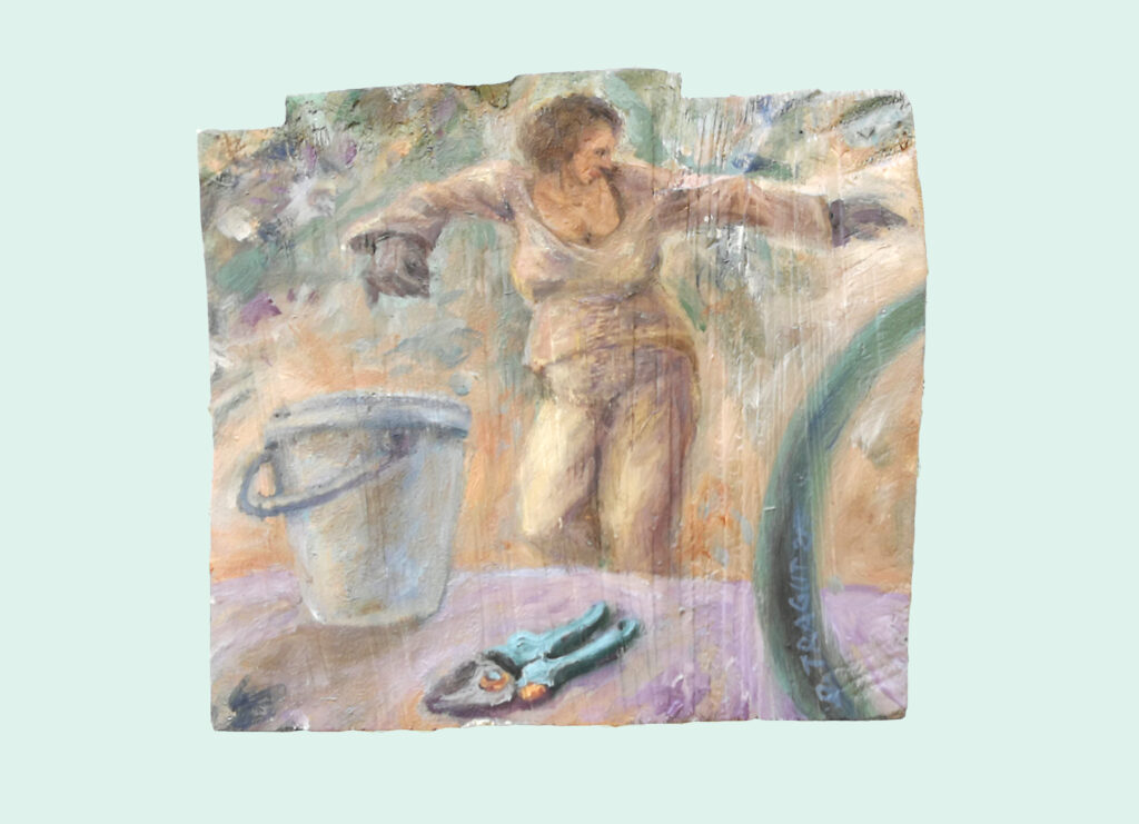 Bernhard Tragut Malerei auf Lindenholz