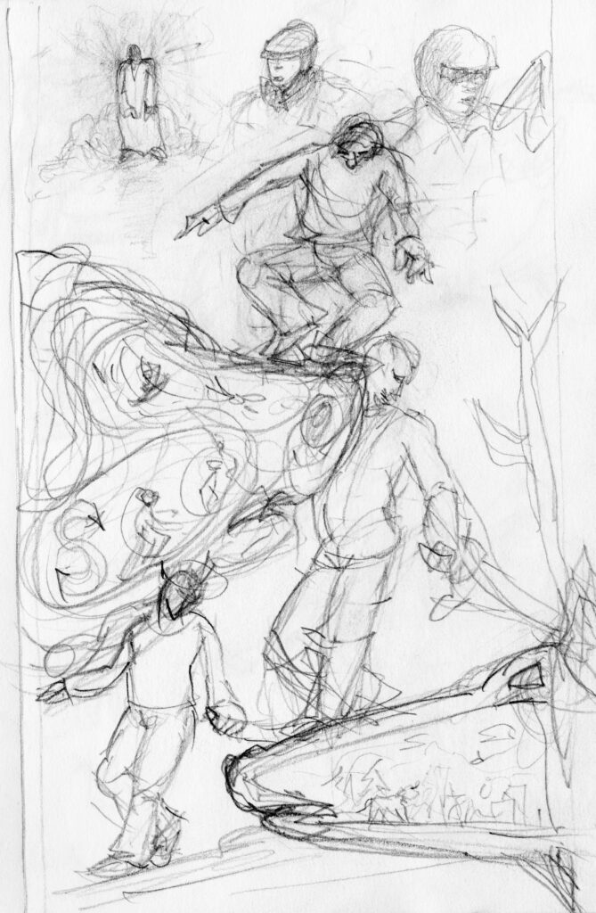 Bernhard Tragut Skizzen